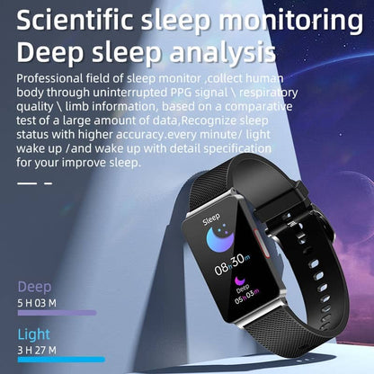 ZW80 One-click Blood Glucose Blood Pressure Sleep Heart Rate  Measurement Sports Smart Bracelet