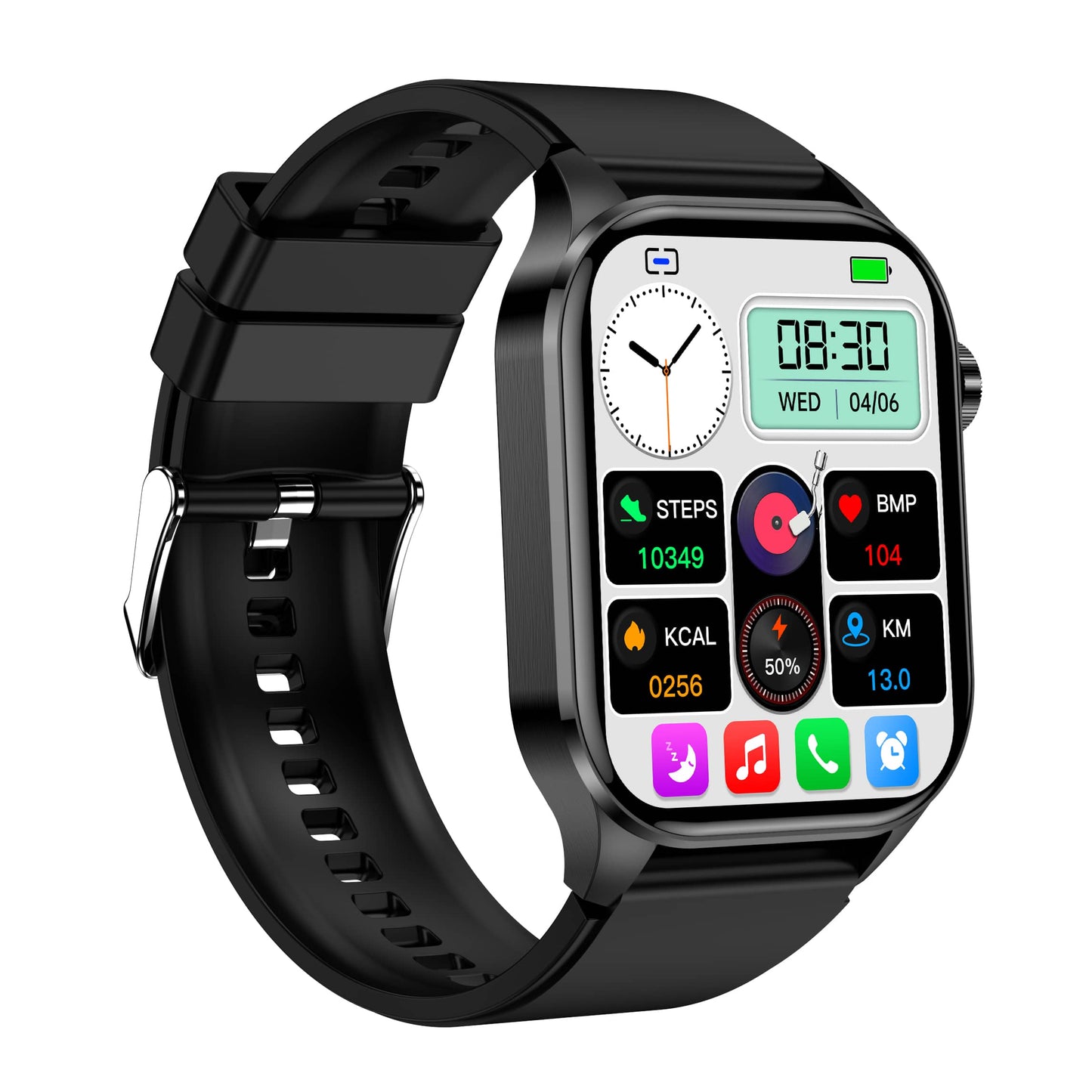 ZW58 ECG/EKG Blood Sugar Blood Pressure Call Intelligent Health Management Smart Watch