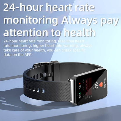 ZW80 One-click Blood Glucose Blood Pressure Sleep Heart Rate  Measurement Sports Smart Bracelet