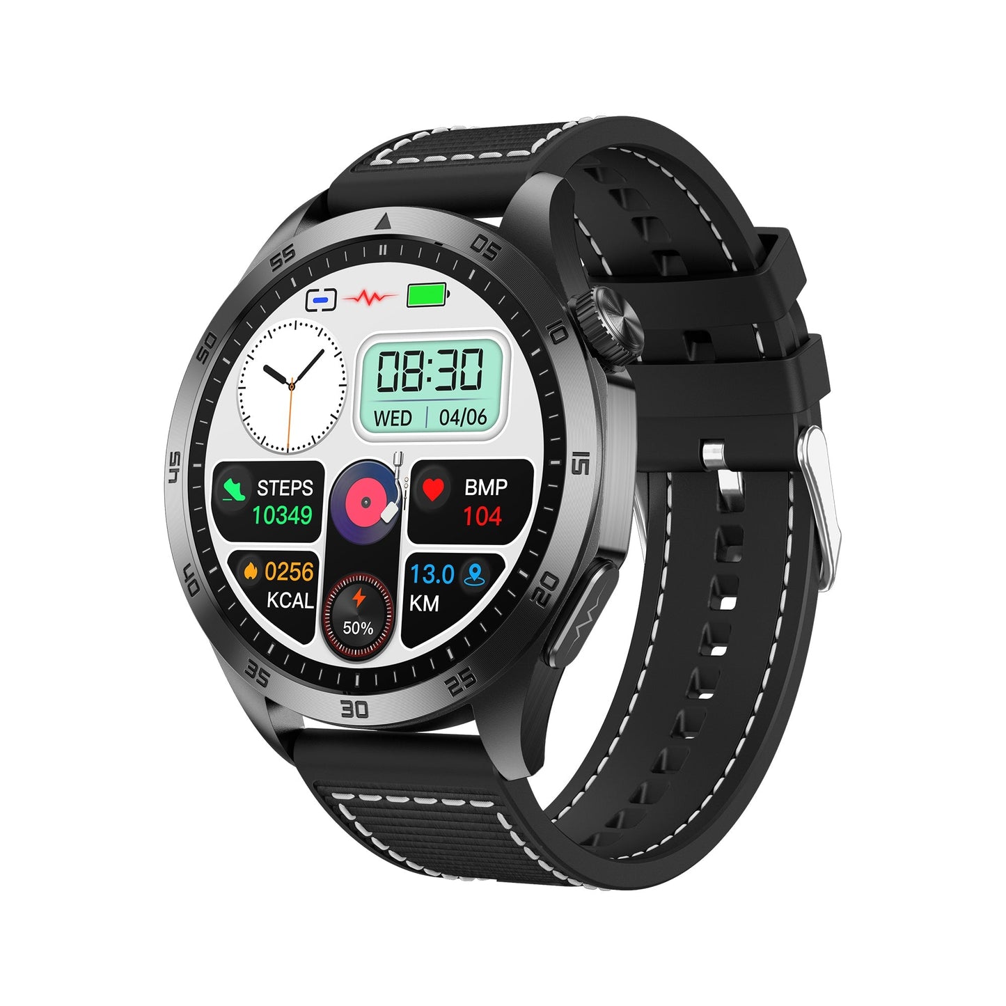 ZW221 Micro Health Check ECG Blood Oxygen All Day Sleep Monitor Blood Pressure Amoled Screen