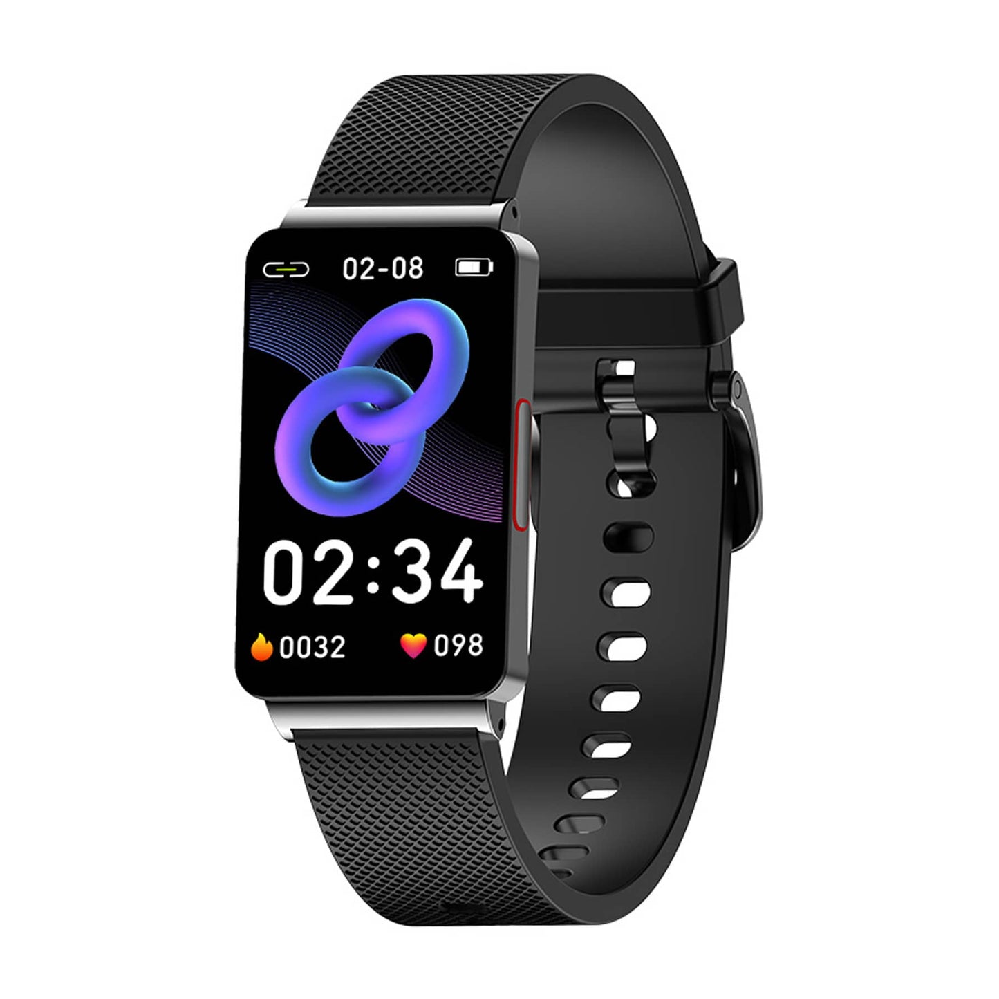 ZW80 One-click Blood Glucose Blood Pressure Sleep Heart Rate  Measurement Sports Smart Bracelet