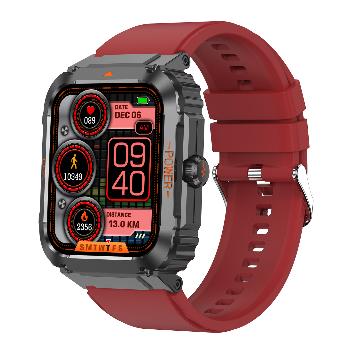 ZW55 Sporty Health Watch 1.92" with ECG/EKG Bluetooth Call 100+ Sports Modes