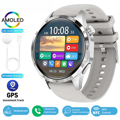 2025 New GT4 Pro Blood Sugar Monitoring Smartwatch - GPS tracker