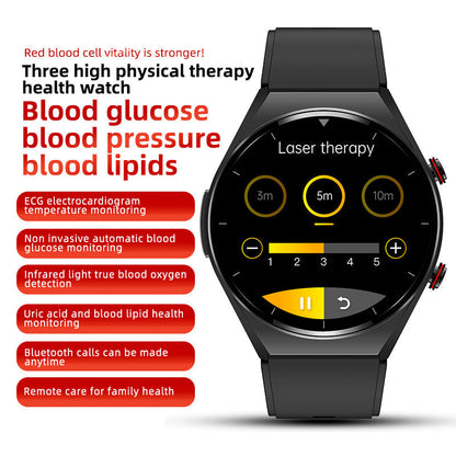 One-click Blood Pressure ECG/EKG HRV Heart Rate Montor Health Smart Watch