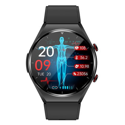 One-click Blood Pressure Blood Sugar ECG/EKG HRV Heart Rate Monitor Health Smart Watch