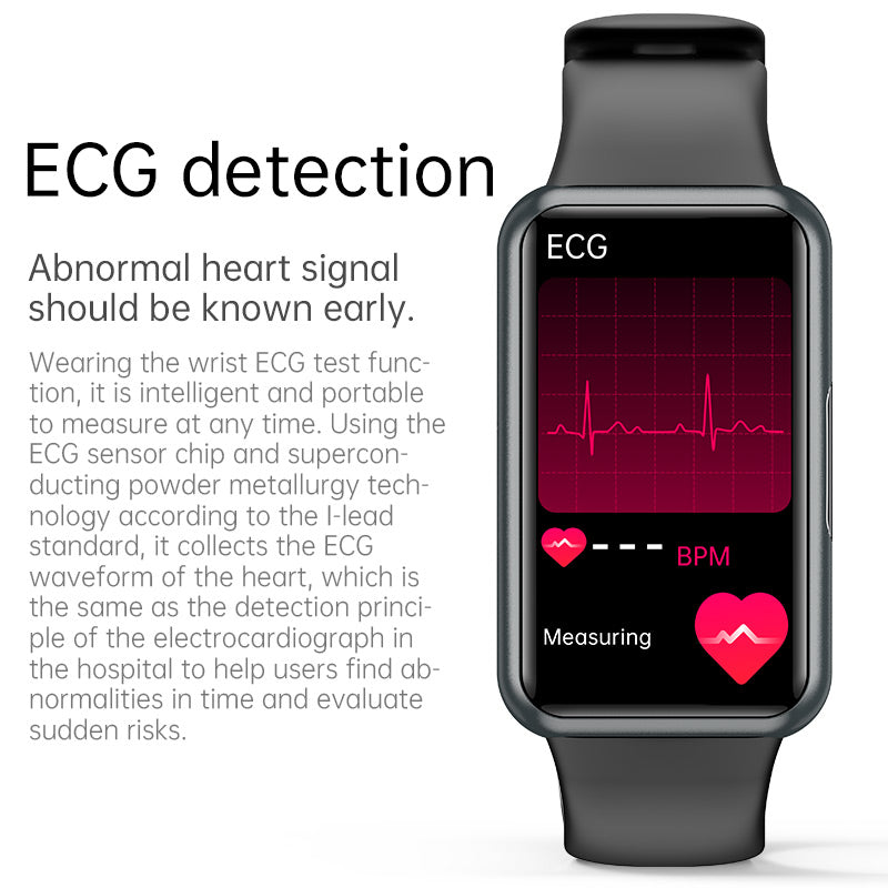 ZW06 Health Fitness Activity Tracker ECG EKG Blood Pressure Bluetooth Call