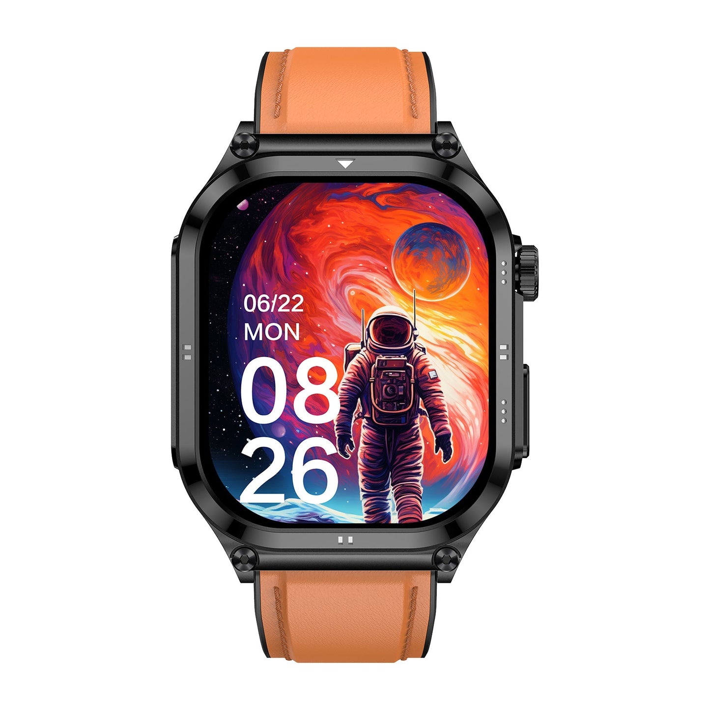 ZW49 Outdoor ECG Health Smart Watch Blood Oxygen Pressure AMOLED HD Screen Bluetooth Calling SOS Emergency Call