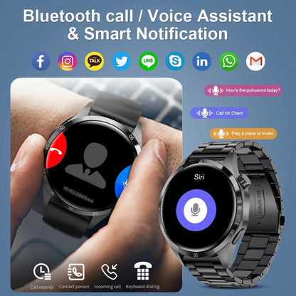 2025 New GT4 Pro Blood Sugar Monitoring Smartwatch - GPS tracker