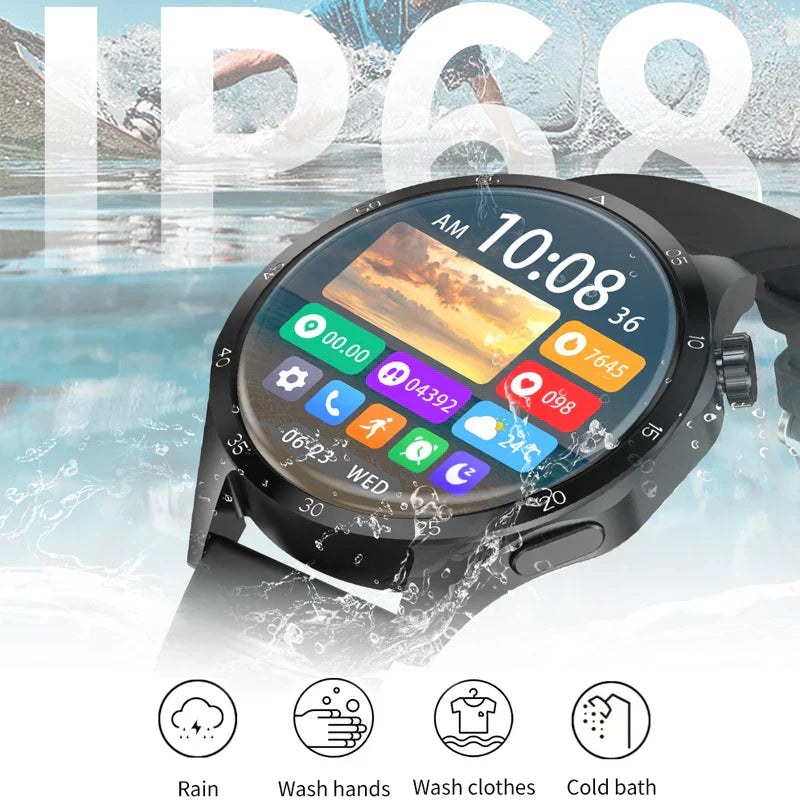 2025 New GT4 Pro Blood Sugar Monitoring Smartwatch - GPS tracker